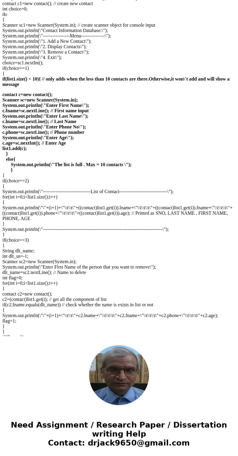 Create a program that keeps track of the following information input by the user: First Name, Last Name, Phone Number, Age Now - let\'s store this in a multidim Create a program that keeps track of the following information input by the user: First Name, Last Name, Phone Number, Age Now - let\'s store this in a multidim