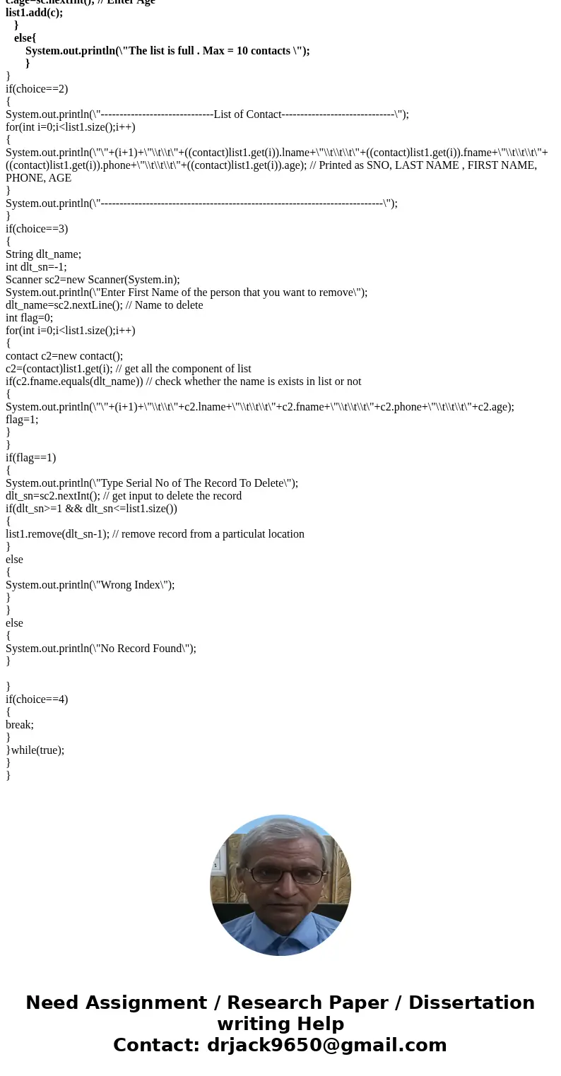 Create a program that keeps track of the following information input by the user: First Name, Last Name, Phone Number, Age Now - let\'s store this in a multidim Create a program that keeps track of the following information input by the user: First Name, Last Name, Phone Number, Age Now - let\'s store this in a multidim