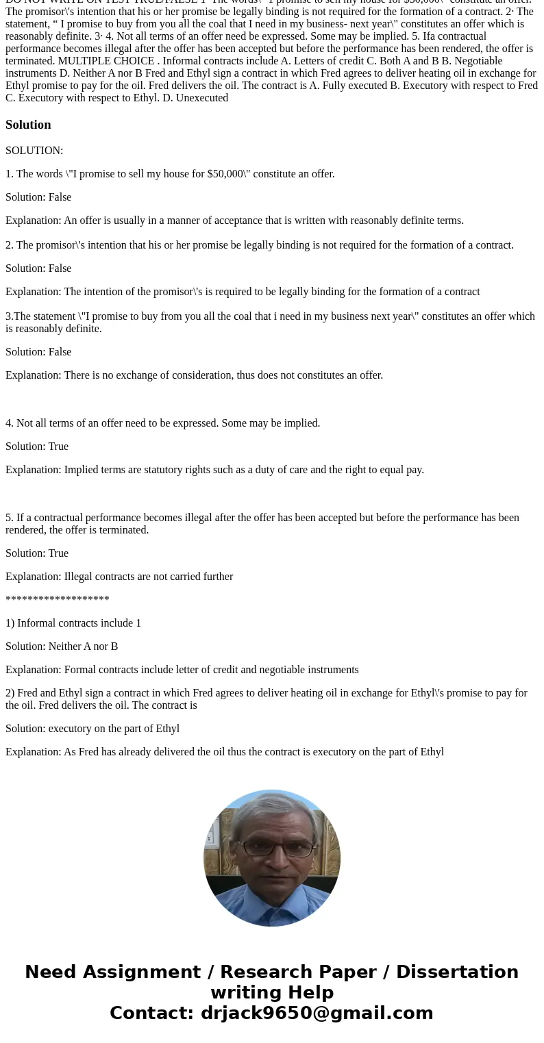  DO NOT WRITE ON TEST TRUE/FALSE 1· The words\