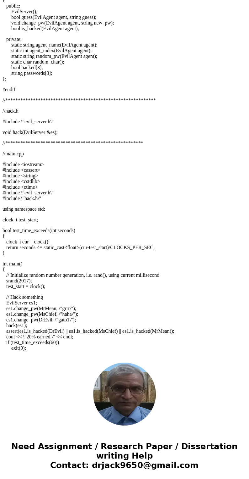 //evil_server.cpp #include <string> #include <cstdlib> #include <iostream> #include \
