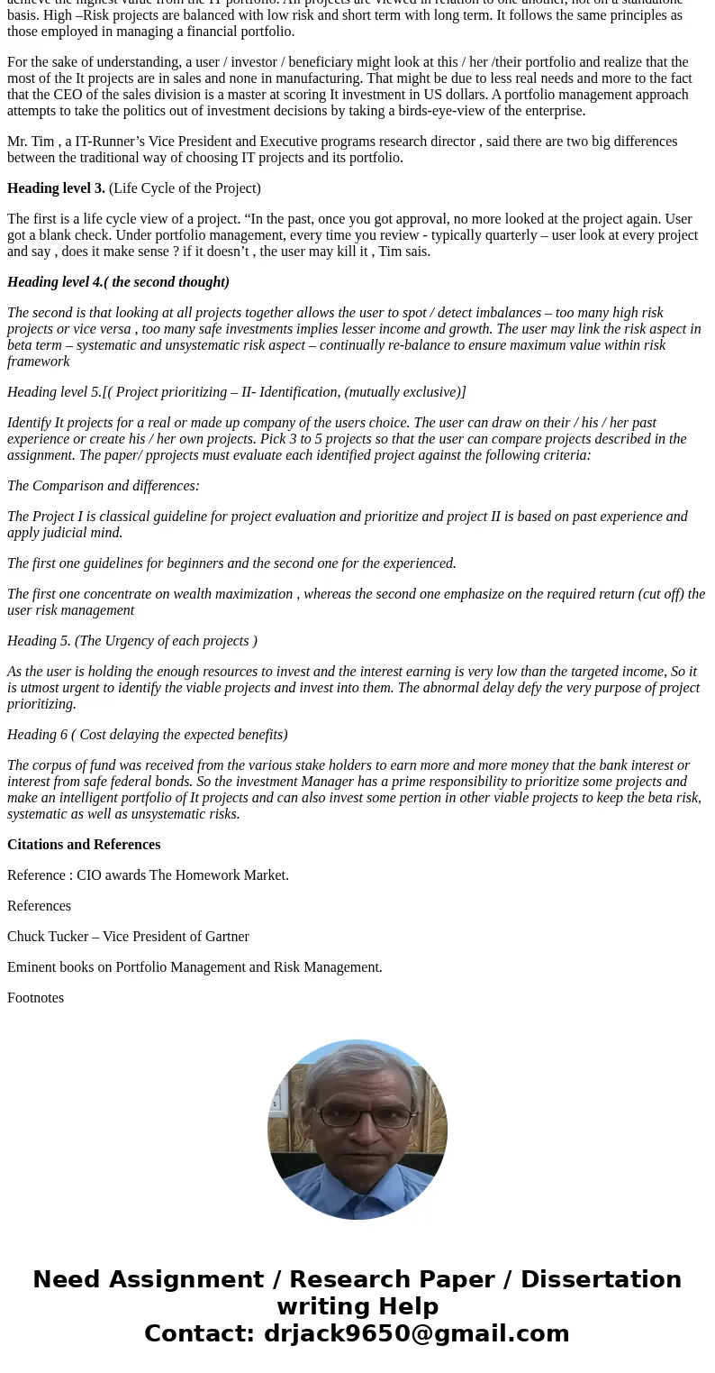 Find at least two articles on prioritizing projects. Compare and contrast the two articles you found and create a three- to four-page Word document (synopsis) i Find at least two articles on prioritizing projects. Compare and contrast the two articles you found and create a three- to four-page Word document (synopsis) i