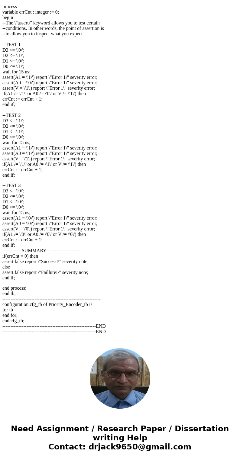 For the following lab assignment, you will write VHDL code AND test bench for: 4 to 2 priority encoder For the following lab assignment, you will write VHDL co  For the following lab assignment, you will write VHDL code AND test bench for: 4 to 2 priority encoder For the following lab assignment, you will write VHDL co