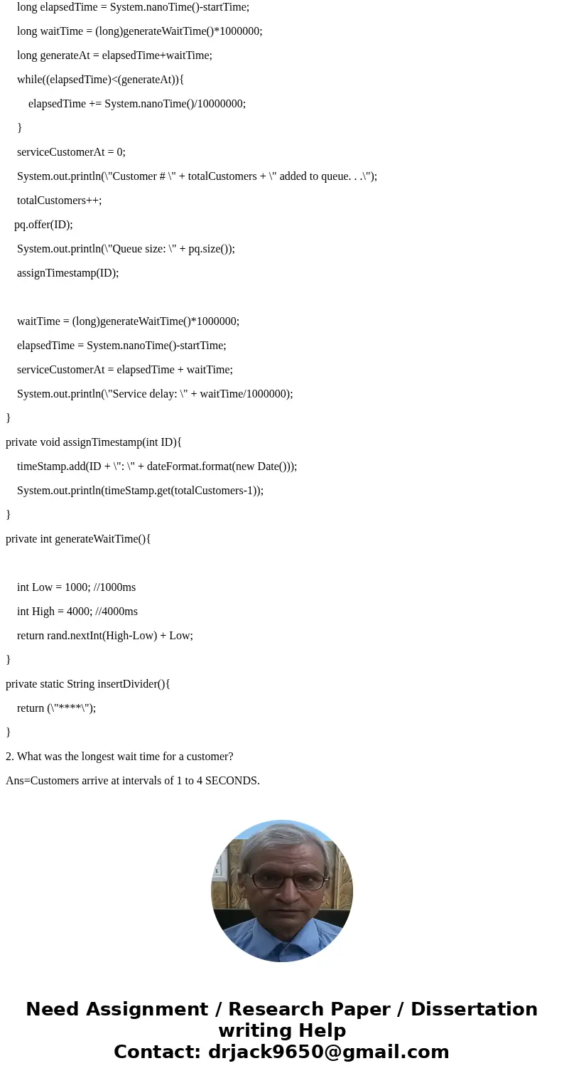 Hello, I am having some trouble with a supermarket checkout simulation program. What I have so far just basically adds customers to the queue and prints when th Hello, I am having some trouble with a supermarket checkout simulation program. What I have so far just basically adds customers to the queue and prints when th