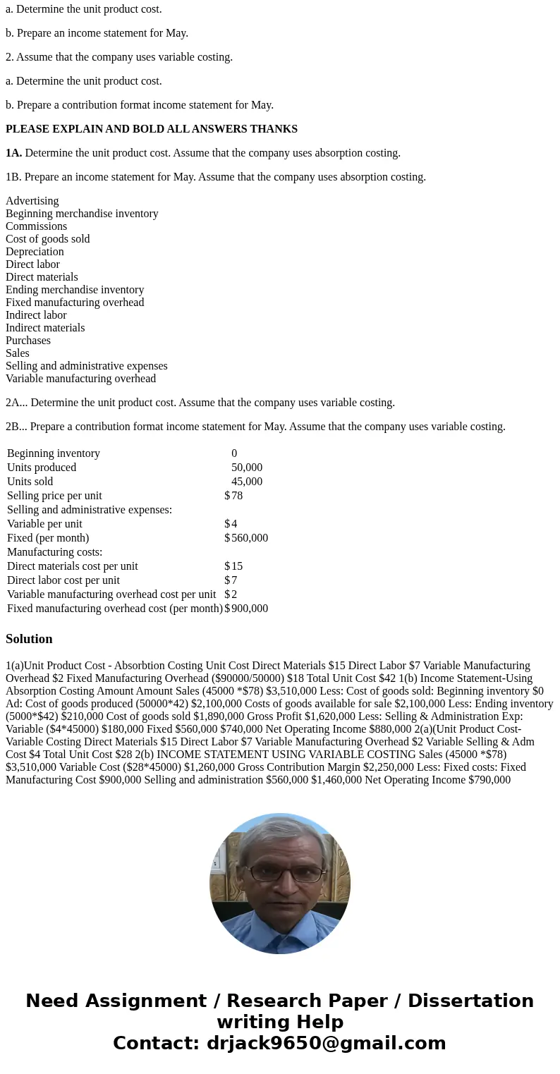 High Country, Inc., produces and sells many recreational products. The company has just opened a new plant to produce a folding camp cot that will be marketed t