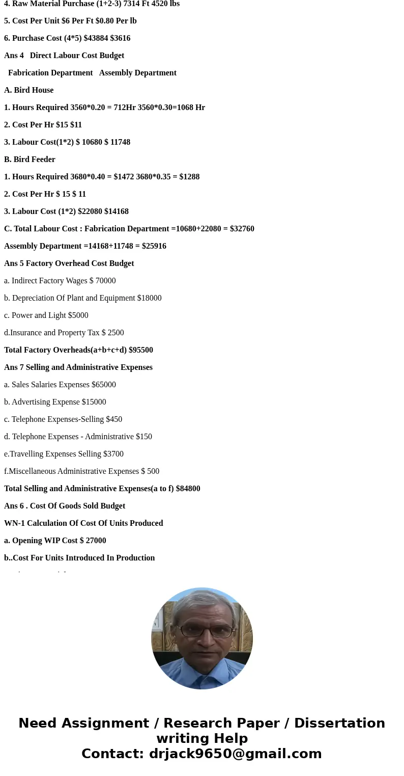 I just need 7 & 8 Selling and Administrative Expense Budget for Oct Budget Income Statement for Oct The budget director of Feathered Friends Inc, with the a I just need 7 & 8 Selling and Administrative Expense Budget for Oct Budget Income Statement for Oct The budget director of Feathered Friends Inc, with the a