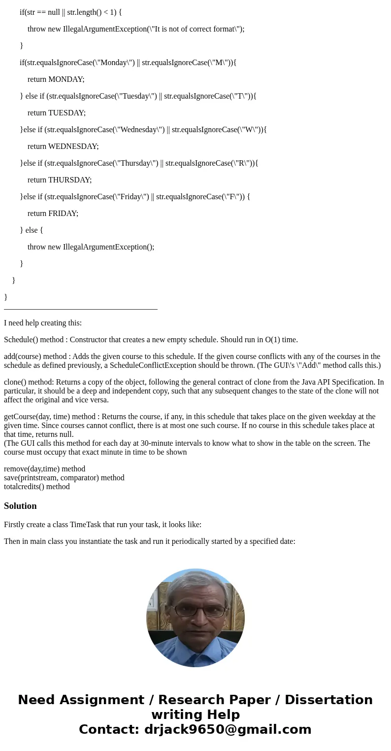 I need help creating this class with the classes that I already have. here are the classes that I have: Time Class: import com.sun.org.apache.xerces.internal.im I need help creating this class with the classes that I already have. here are the classes that I have: Time Class: import com.sun.org.apache.xerces.internal.im