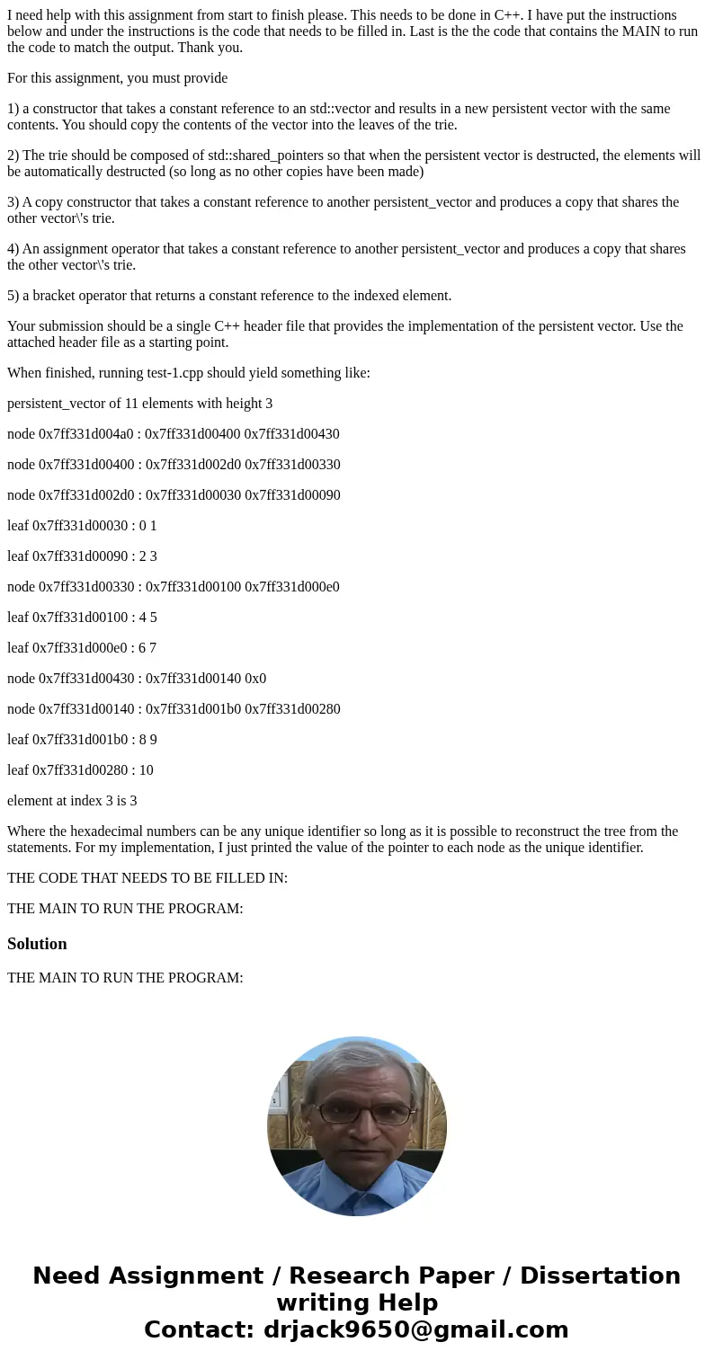I need help with this assignment from start to finish please. This needs to be done in C++. I have put the instructions below and under the instructions is the  I need help with this assignment from start to finish please. This needs to be done in C++. I have put the instructions below and under the instructions is the