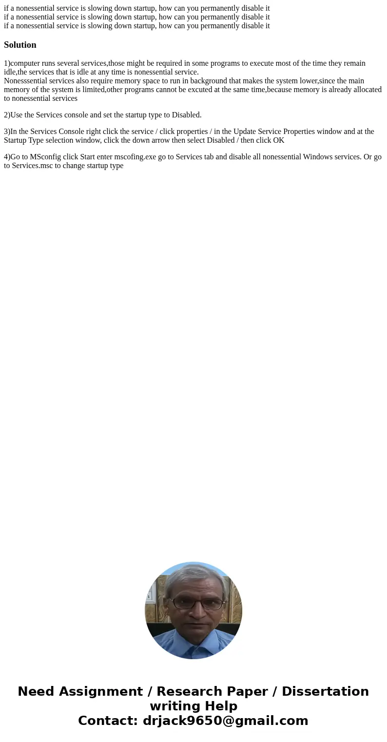 if a nonessential service is slowing down startup, how can you permanently disable it if a nonessential service is slowing down startup, how can you permanentl  if a nonessential service is slowing down startup, how can you permanently disable it if a nonessential service is slowing down startup, how can you permanentl