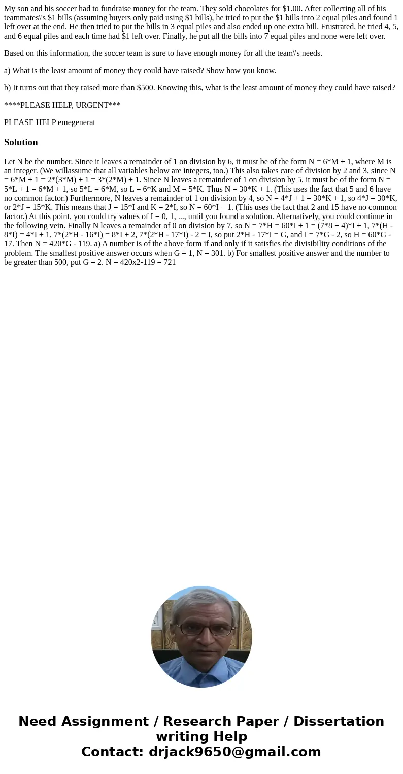 My son and his soccer had to fundraise money for the team. They sold chocolates for $1.00. After collecting all of his teammates\'s $1 bills (assuming buyers on