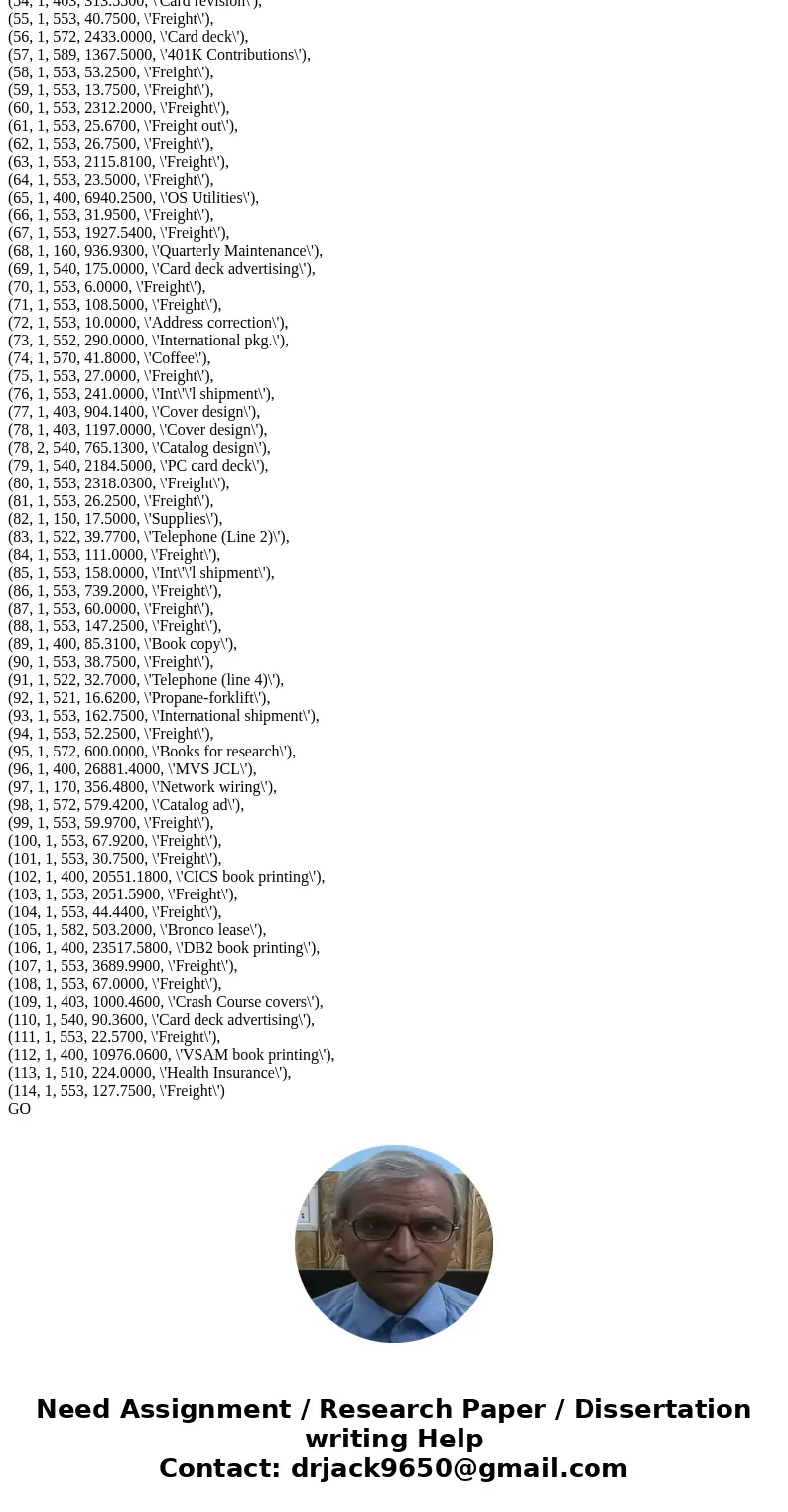 On Microsft SQL server management studio CIS336 Week 2 Lab Correct table joins and join fields: Vendors to Invoices (on VendorID) Invoices to InvoiceLineItems (