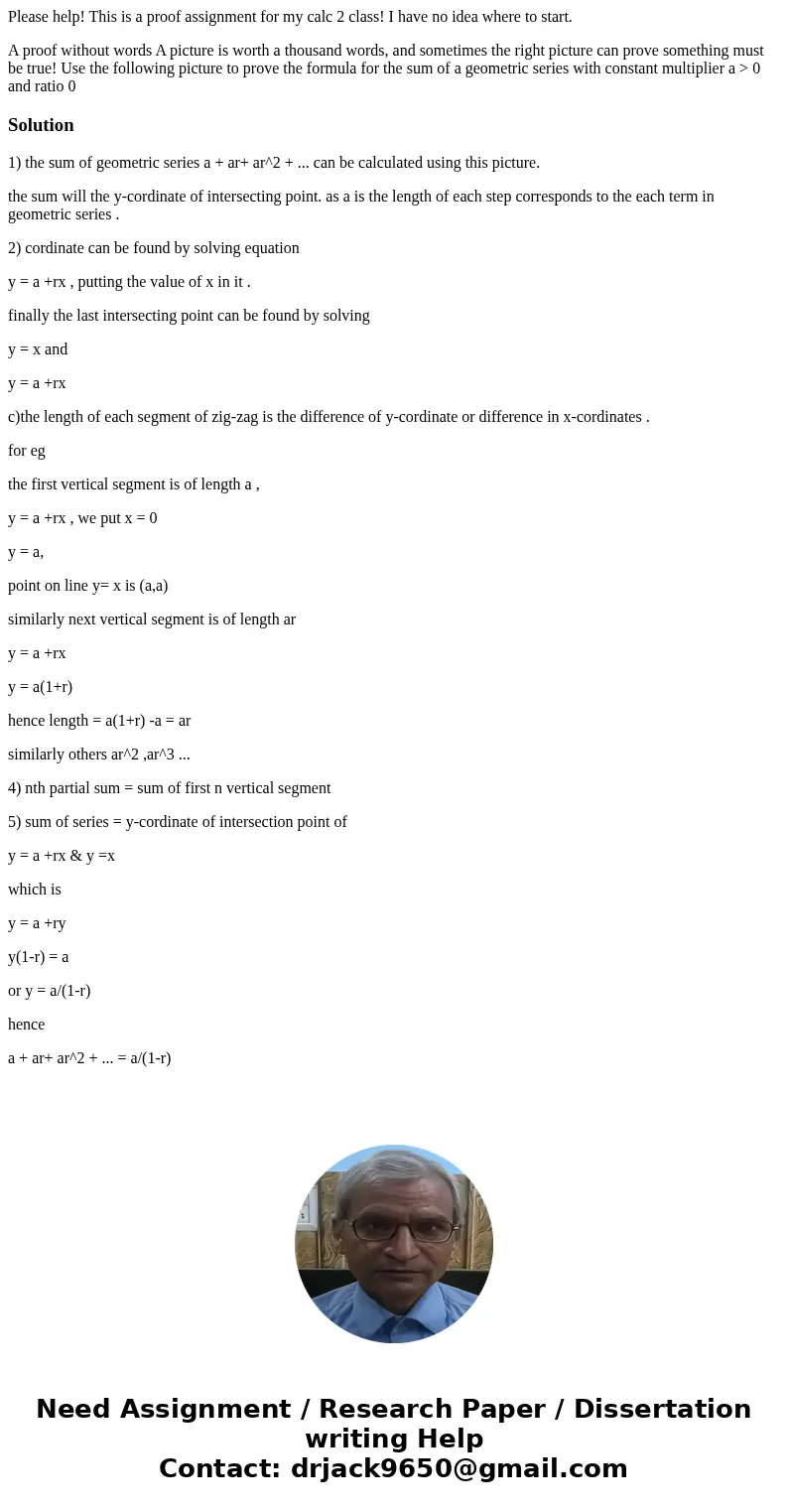 Please help! This is a proof assignment for my calc 2 class! I have no idea where to start. A proof without words A picture is worth a thousand words, and somet Please help! This is a proof assignment for my calc 2 class! I have no idea where to start. A proof without words A picture is worth a thousand words, and somet