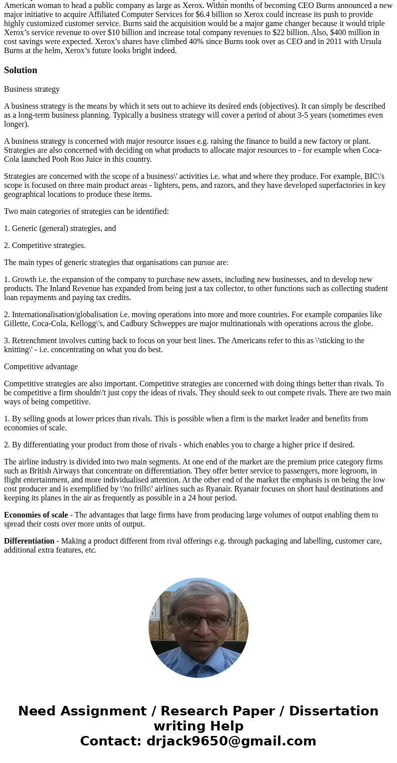 Read and reflect on the case study involving the CEO of Xerox on page 145 of your textbook. In a two-to-three page paper, describe the principles of the bureauc Read and reflect on the case study involving the CEO of Xerox on page 145 of your textbook. In a two-to-three page paper, describe the principles of the bureauc