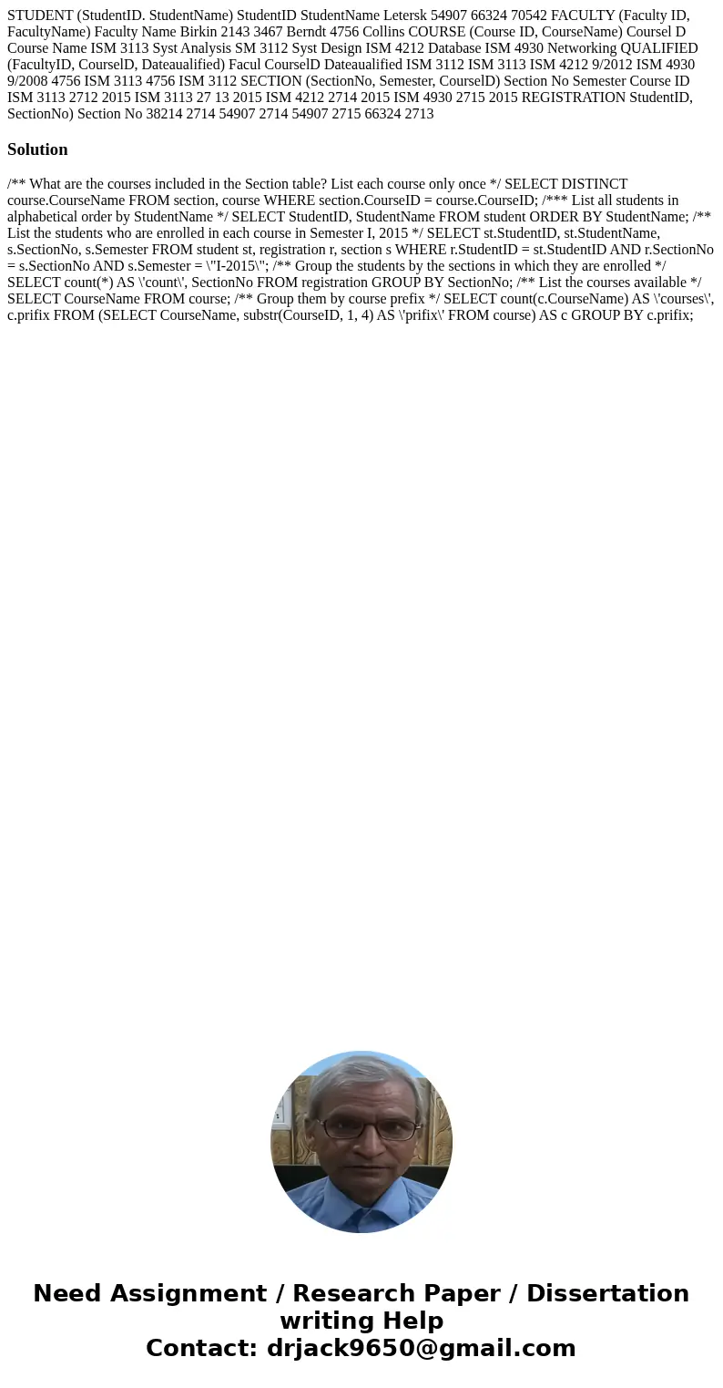 STUDENT (StudentID. StudentName) StudentID StudentName Letersk 54907 66324 70542 FACULTY (Faculty ID, FacultyName) Faculty Name Birkin 2143 3467 Berndt 4756 Co  STUDENT (StudentID. StudentName) StudentID StudentName Letersk 54907 66324 70542 FACULTY (Faculty ID, FacultyName) Faculty Name Birkin 2143 3467 Berndt 4756 Co