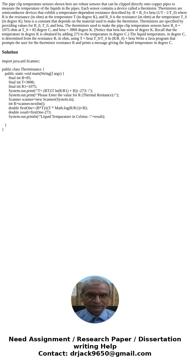  The pipe clip temperature sensors shown here are robust sensors that can be clipped directly onto copper pipes to measure the temperature of the liquids in the