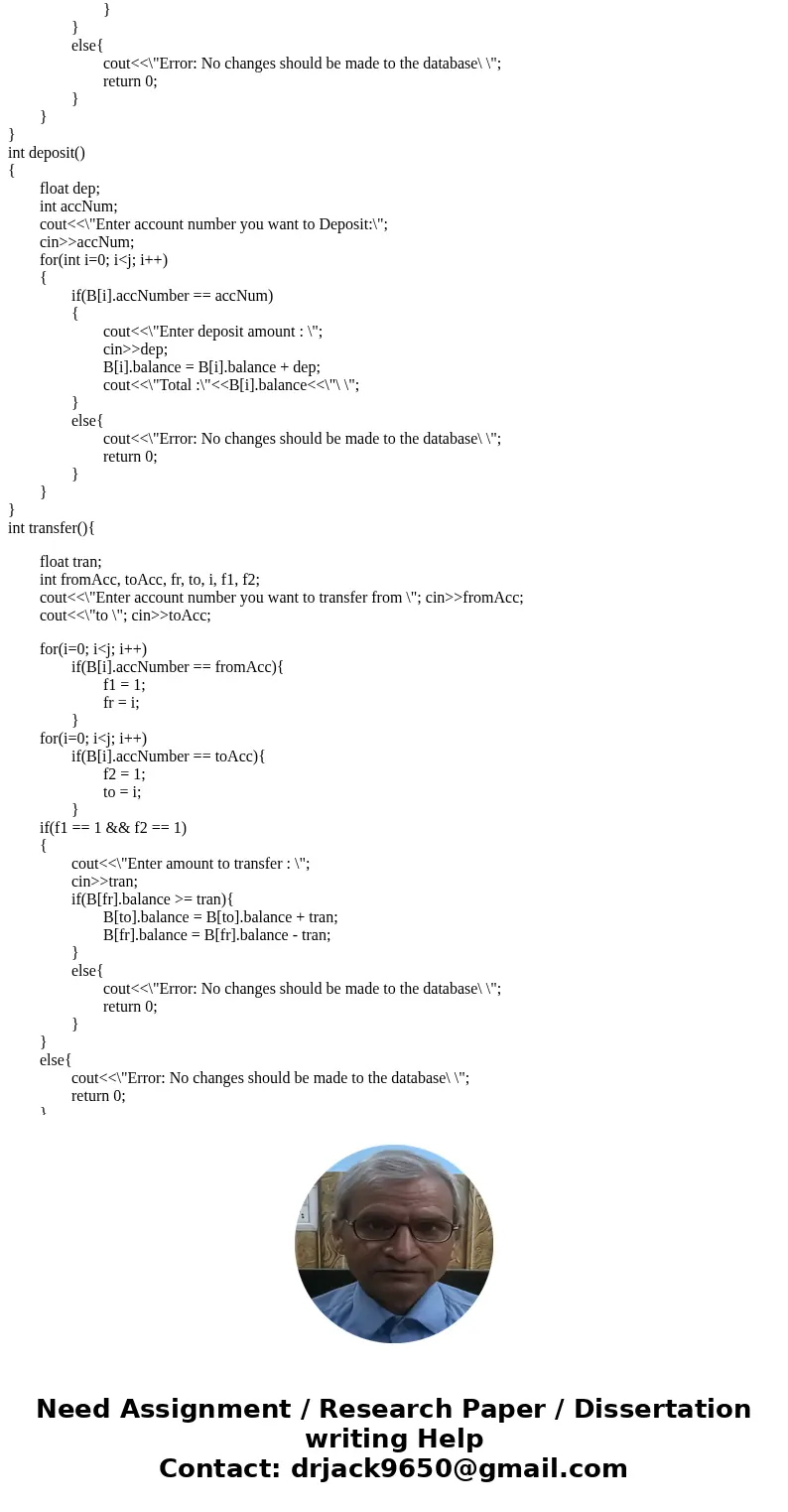 The purpose of this assignment is to get you familiar with Streams and File You is to goal to to create a simple bank database (file) where el the individual a  The purpose of this assignment is to get you familiar with Streams and File You is to goal to to create a simple bank database (file) where el the individual a