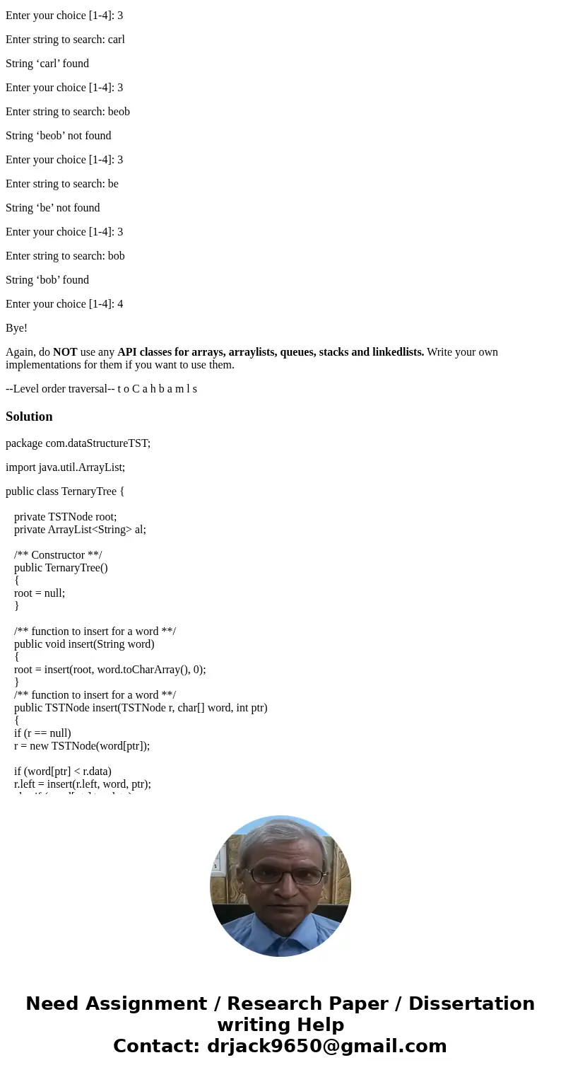 This is in Java. Only use java.util.Scanner class. Strictly, you are NOT allowed to use any API classes for arrays, arraylists, queues, stacks and linkedlists.  This is in Java. Only use java.util.Scanner class. Strictly, you are NOT allowed to use any API classes for arrays, arraylists, queues, stacks and linkedlists.