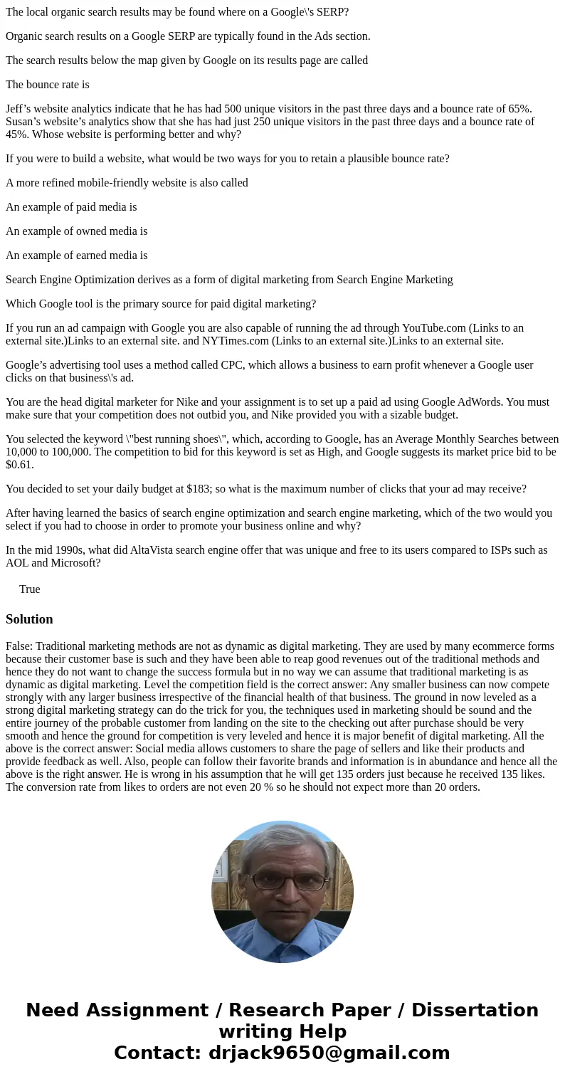 Traditional marketing methods are still widely used in today\'s commerce, thus it is just as dynamic as digital marketing. One of digital marketing\'s greatest  Traditional marketing methods are still widely used in today\'s commerce, thus it is just as dynamic as digital marketing. One of digital marketing\'s greatest