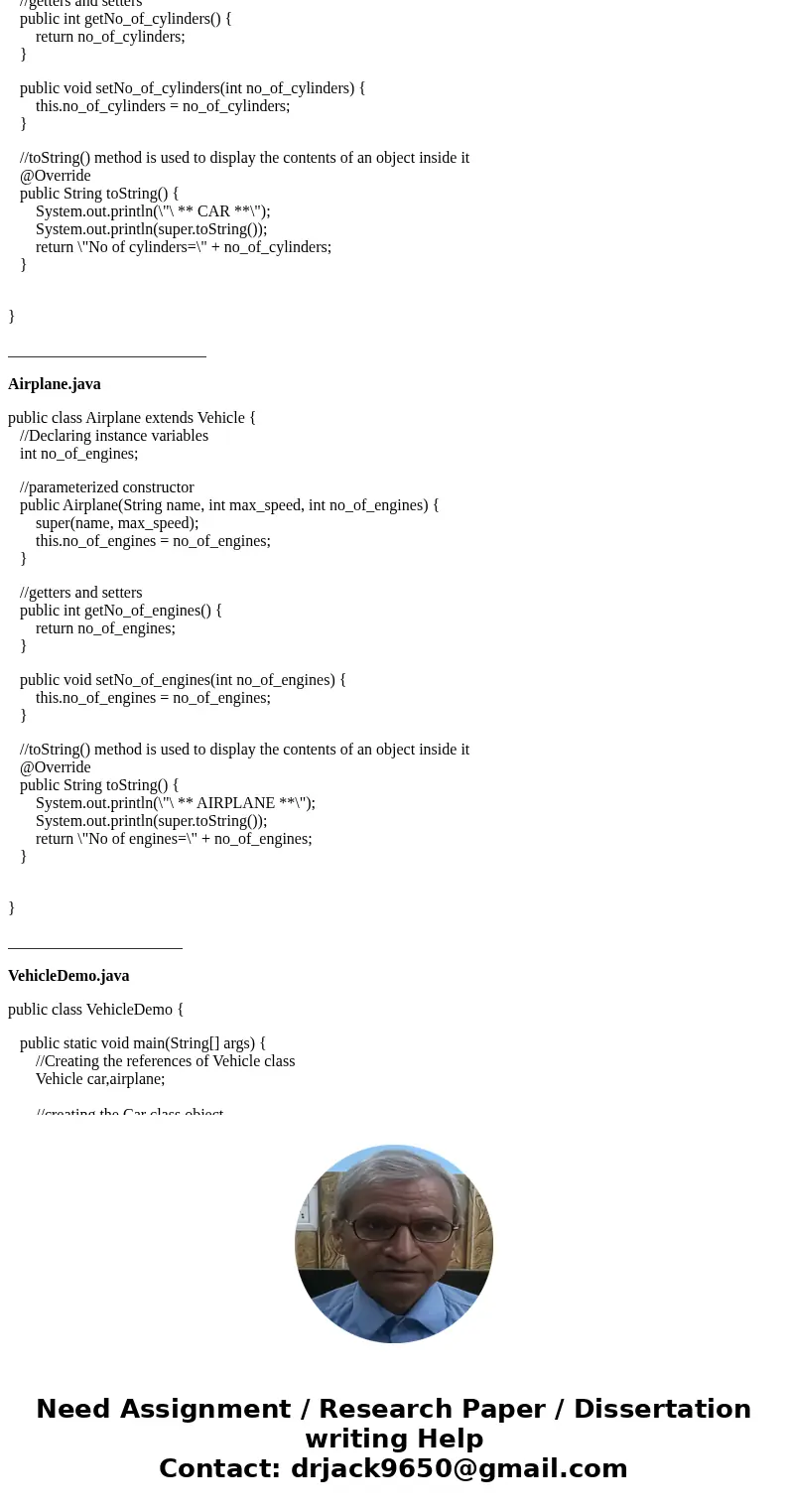 Use inheritance to implement the following classes: A: A Car that is a Vehicle and has a name, a max_speed value and an instance variable called the number_of_c