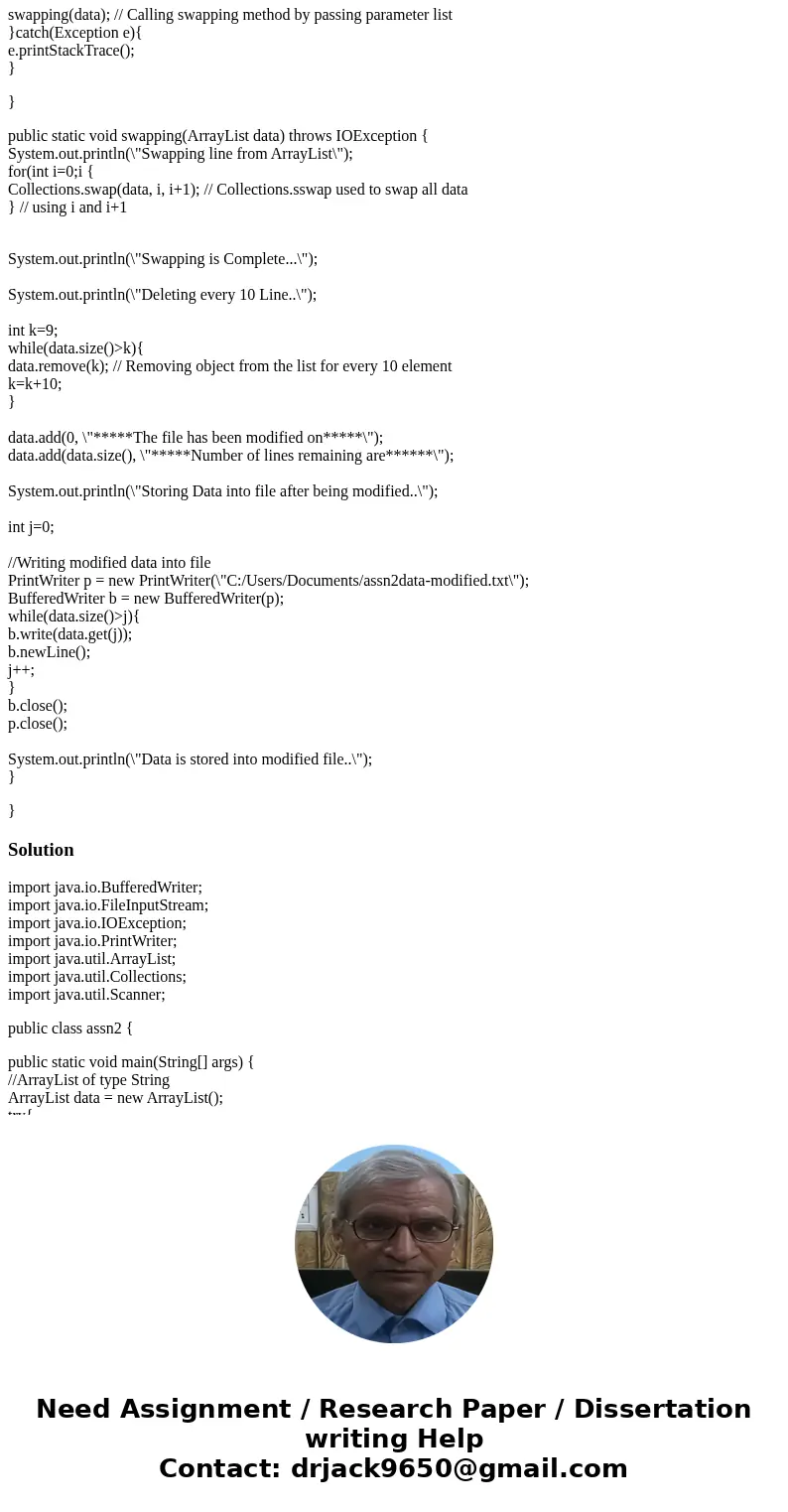 Use object oriented techniques to write the program, with at least one class and one instantiated object other than the Scanner/PrintWriter. Use private variabl