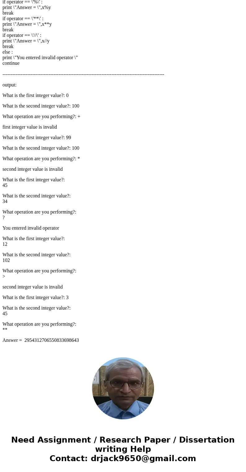 Use Python progrmaing. Esther Mate\'s favorite subject at school has always been mathematics. She asks you to write a script (called calculator.py) that: takes  Use Python progrmaing. Esther Mate\'s favorite subject at school has always been mathematics. She asks you to write a script (called calculator.py) that: takes