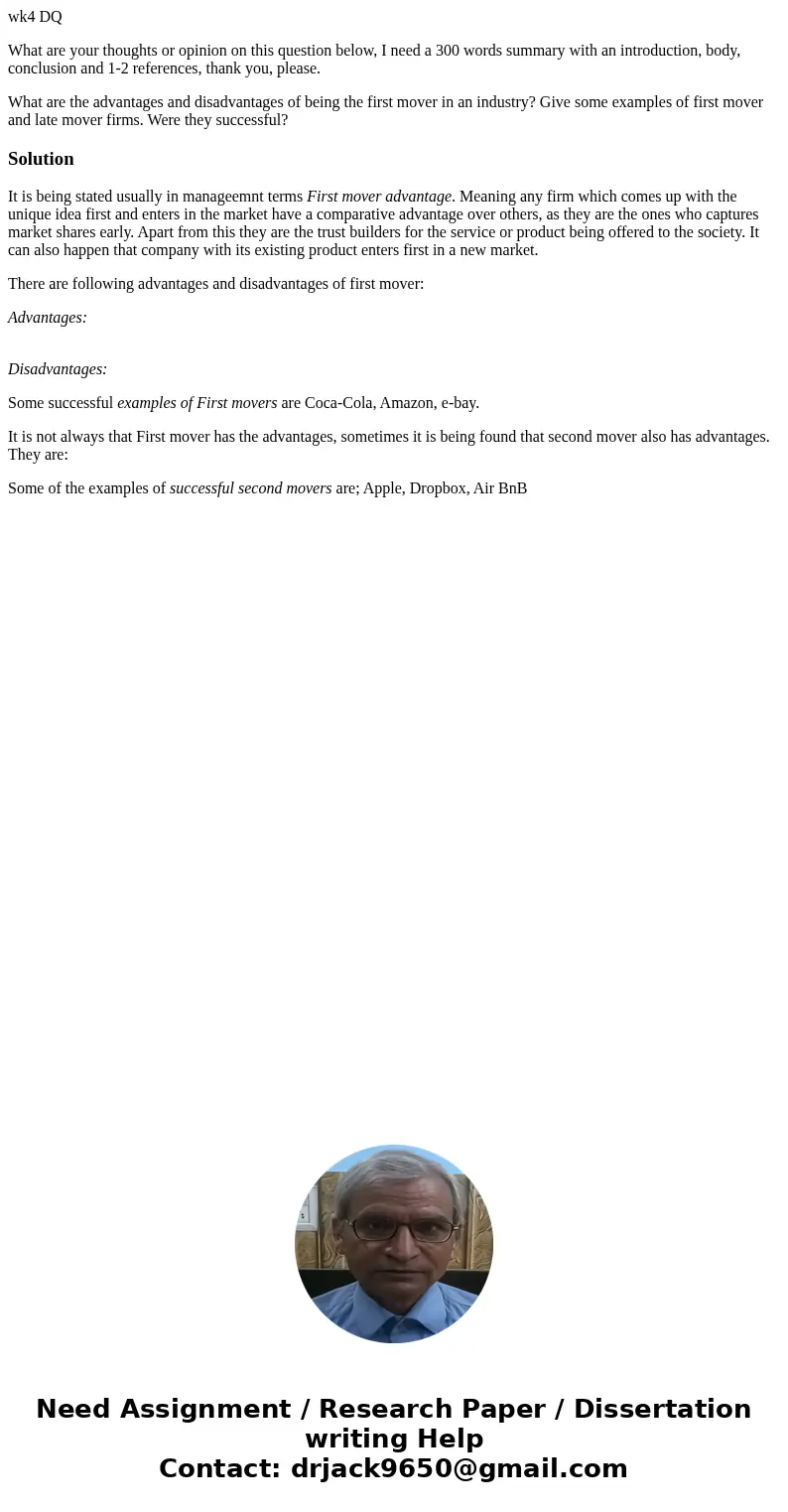 wk4 DQ What are your thoughts or opinion on this question below, I need a 300 words summary with an introduction, body, conclusion and 1-2 references, thank you wk4 DQ What are your thoughts or opinion on this question below, I need a 300 words summary with an introduction, body, conclusion and 1-2 references, thank you