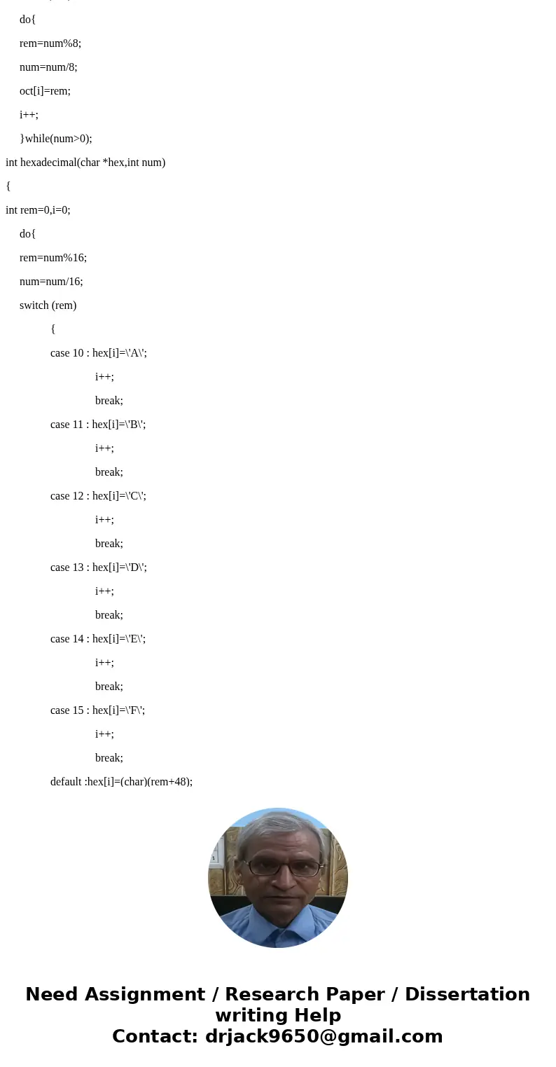 Write a C program that does the following for binary and hexa decimal numbers that performs the same as the output given below. * Display binary and hexa decima