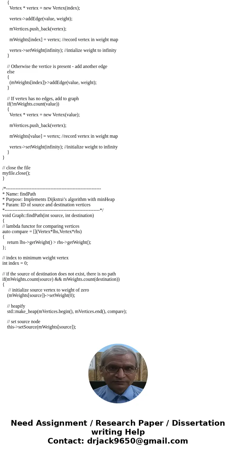 Write C/C++ a program that inputs a weighted undirected graph and finds the shortest path between two vertices using Dijkstra’s algorithm, using indices to orde