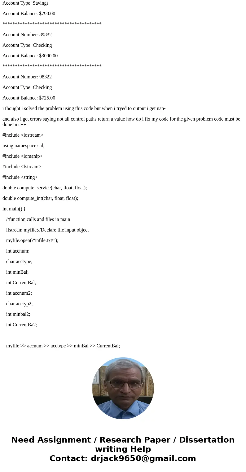 A bank in your town updates its customers\' accounts at the end of each month. The bank offers two types of accounts: savings and checking. Every customer must  A bank in your town updates its customers\' accounts at the end of each month. The bank offers two types of accounts: savings and checking. Every customer must