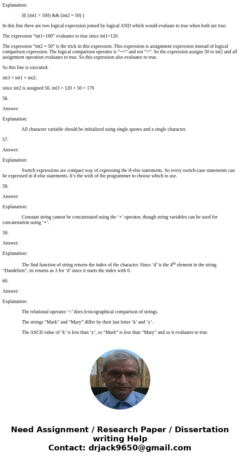 C++ please 53. What will be displayed by the following switch statement? char ch a switch (ch) case as case \'A\' cout ch endl; break; case \'b\' case \'B\' cou