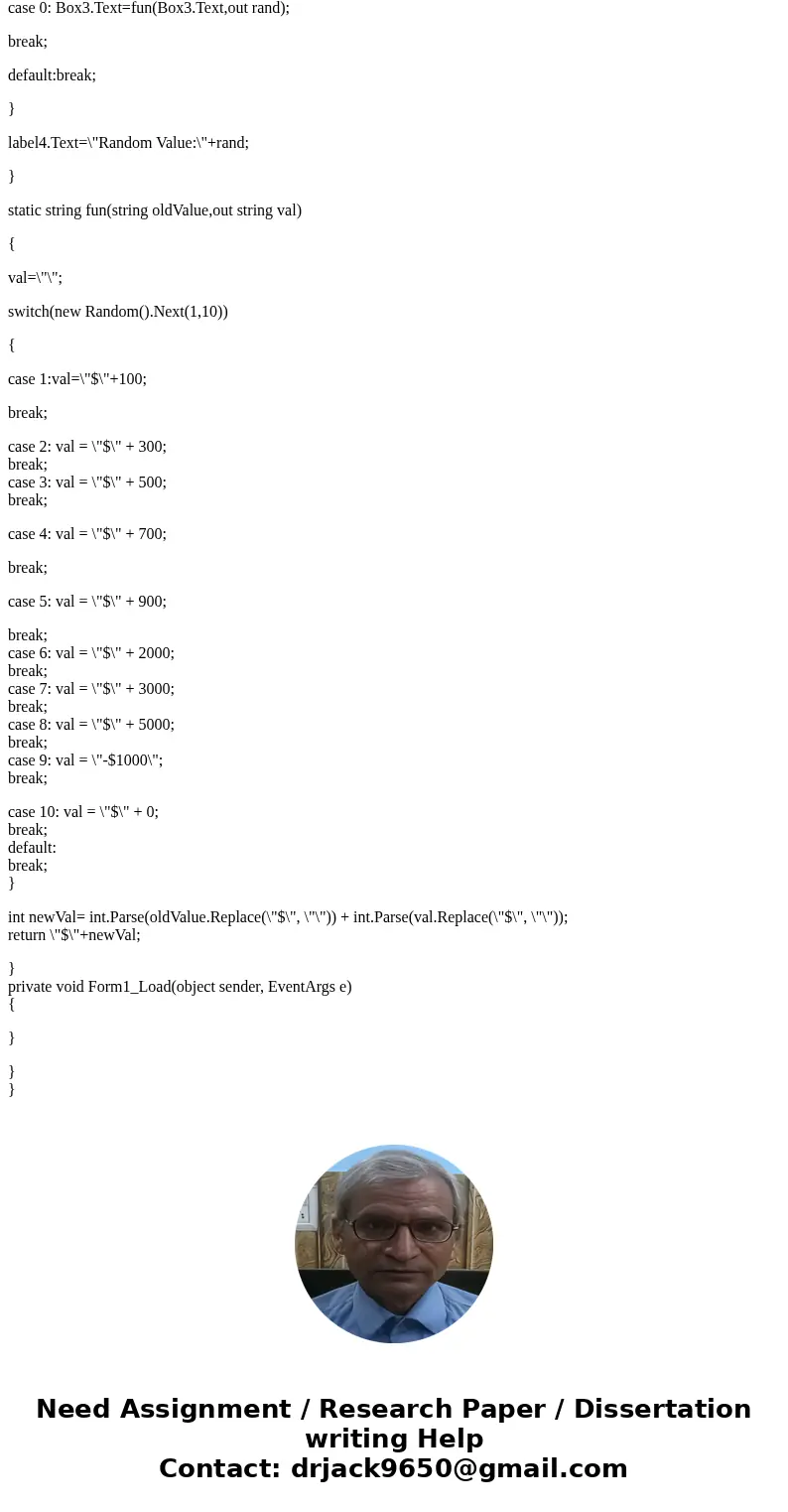 C# Windows Forms Visual Studios You are to create the classic game of Wheel of Fortune. Your application should consist of 3 players, underlines to represent l  C# Windows Forms Visual Studios You are to create the classic game of Wheel of Fortune. Your application should consist of 3 players, underlines to represent l