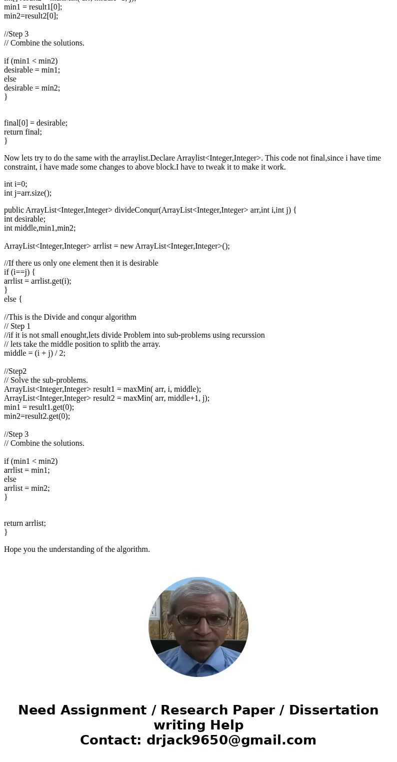  Design an algorithm for the following problem using the divide and conquer paradigm: Suppose you want to fly from Des Moines to San Diego. You would like to fi