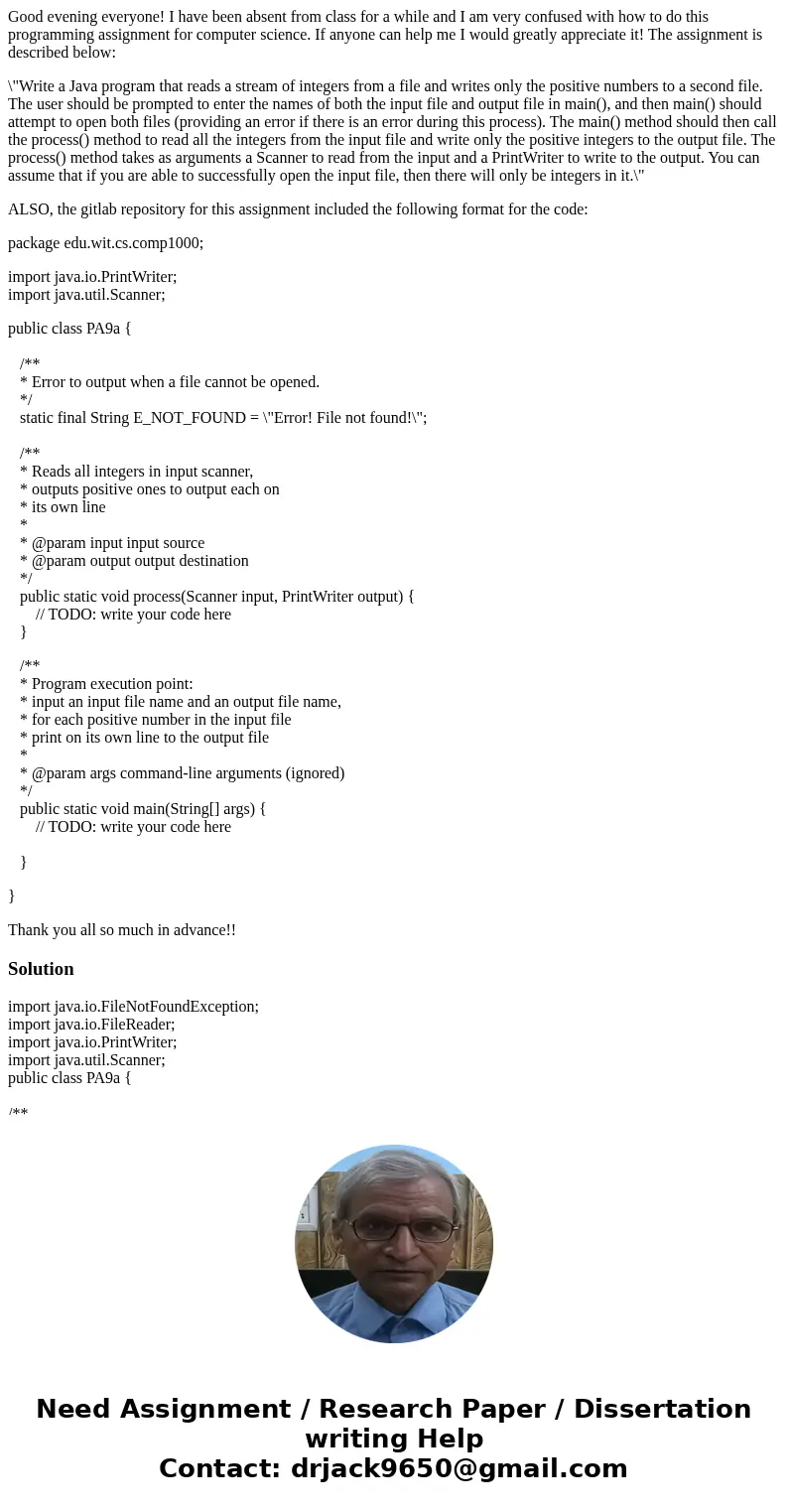 Good evening everyone! I have been absent from class for a while and I am very confused with how to do this programming assignment for computer science. If anyo Good evening everyone! I have been absent from class for a while and I am very confused with how to do this programming assignment for computer science. If anyo