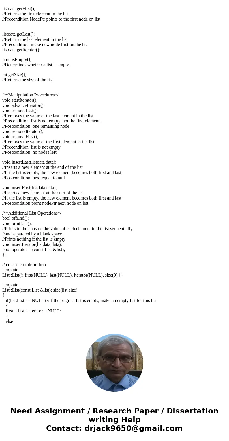 In C++ Write a recursive function to determine whether or not a Linked List is in sorted order (smallest value to largest value). Add the following function pro