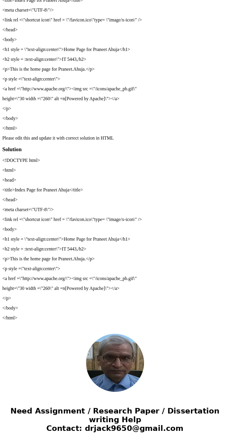 <!DOCTYPE html> <html> <head> <title>Index Page for Praneet Ahuja</title> <meta charset=\ <!DOCTYPE html> <html> <head> <title>Index Page for Praneet Ahuja</title> <meta charset=\