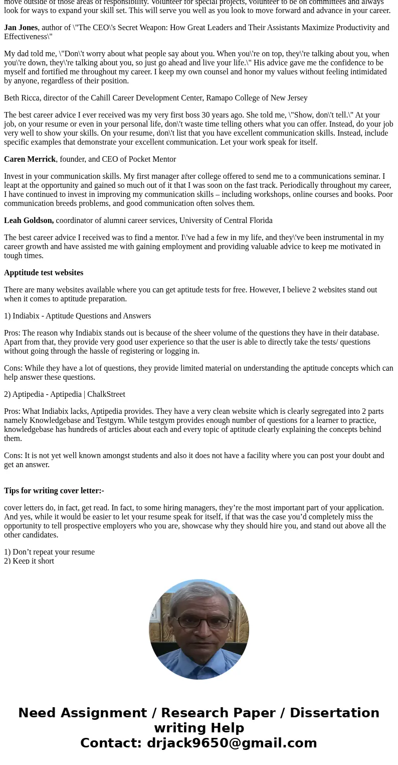 It is a good idea to acquire information before graduation about the industry in which you would like to work. While your teachers provide valuable training and It is a good idea to acquire information before graduation about the industry in which you would like to work. While your teachers provide valuable training and