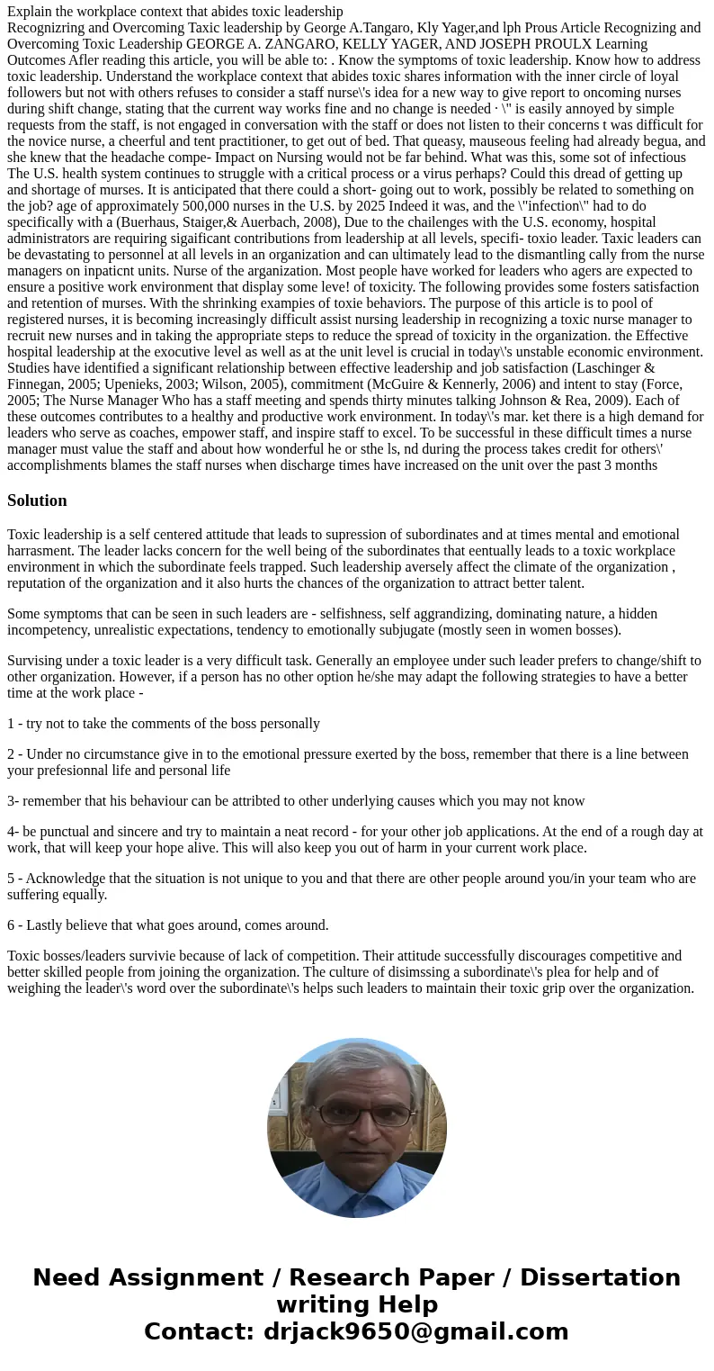 List and define the symptoms of \