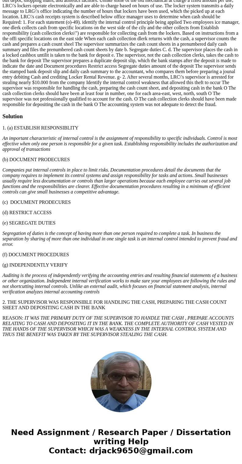 Please advise if this is correct Locker Rentals Corp. (LRC) operates locker rental services at several locations throughout the city including the airport, bus  Please advise if this is correct Locker Rentals Corp. (LRC) operates locker rental services at several locations throughout the city including the airport, bus