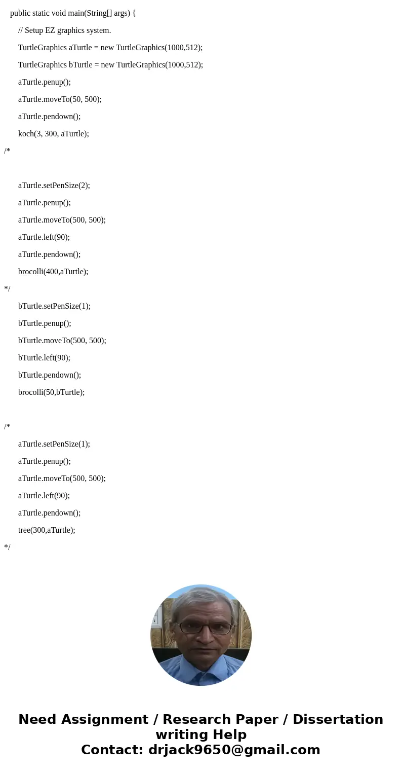 Please follow all instructions and answer the question as well. This is incorporating EZ java so don\'t need to add anything it doesn\'t ask for. Turtle Example Please follow all instructions and answer the question as well. This is incorporating EZ java so don\'t need to add anything it doesn\'t ask for. Turtle Example