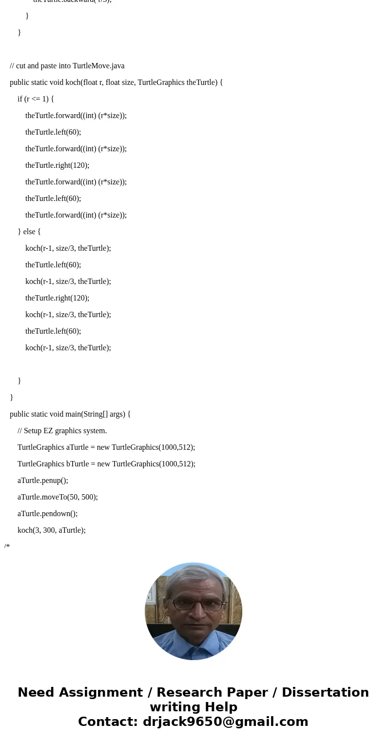 Please follow all instructions and answer the question as well. This is incorporating EZ java so don\'t need to add anything it doesn\'t ask for. Turtle Example Please follow all instructions and answer the question as well. This is incorporating EZ java so don\'t need to add anything it doesn\'t ask for. Turtle Example