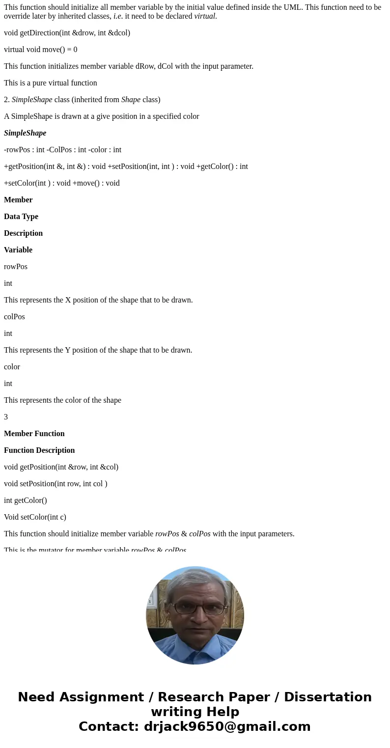 Please make the complete program, Distinguish between header files and class files. I give three of the classes below, but I do not know if they are complete.I 