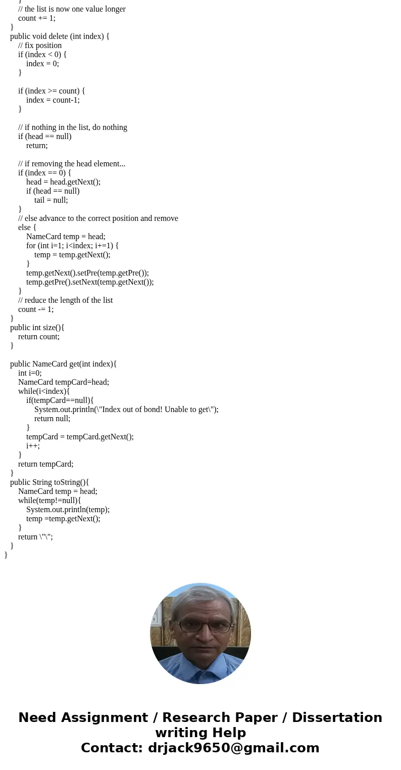 PLEASE WRITE IN JAVA AND ADD COMMENTS TO EXPLAIN write a class NameCard.java which has •Data fields: name (String), age(int), company(String) •Methods: •Public 