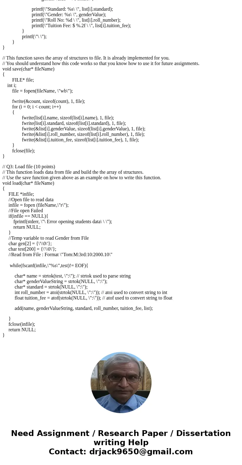  // READ BEFORE YOU START: // You are given a partially completed program that creates a list of students for a school. // Each student has the corresponding in