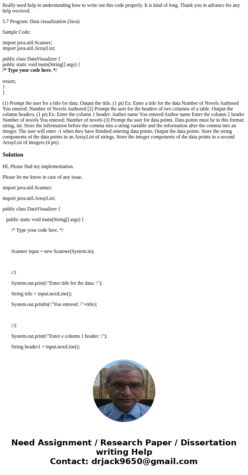 Really need help in understanding how to write out this code properly. It is kind of long. Thank you in advance for any help received. 5.7 Program: Data visuali Really need help in understanding how to write out this code properly. It is kind of long. Thank you in advance for any help received. 5.7 Program: Data visuali