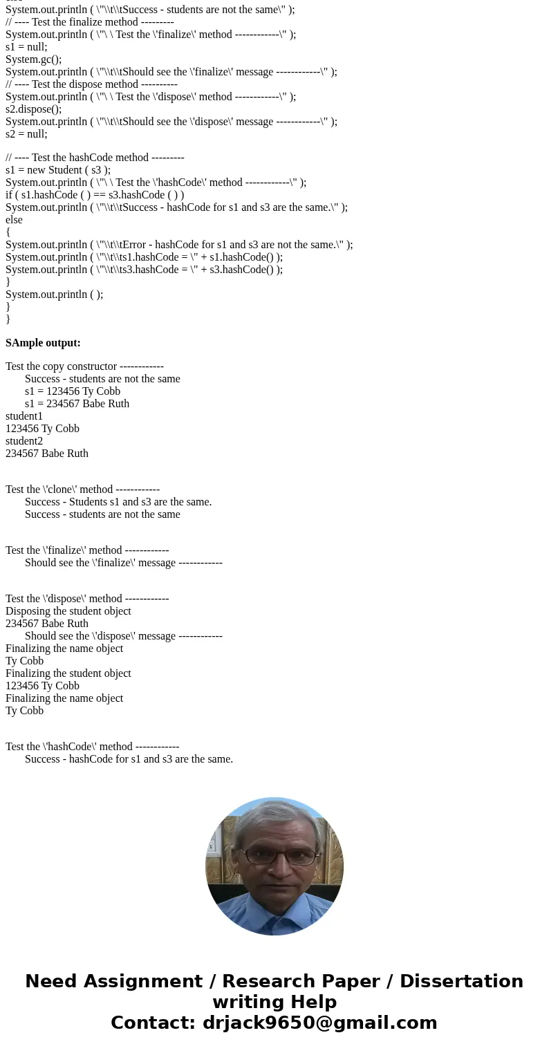 // ---------------------------------------------------------- // Student.java // ---------------------------------------------------------- public class Student