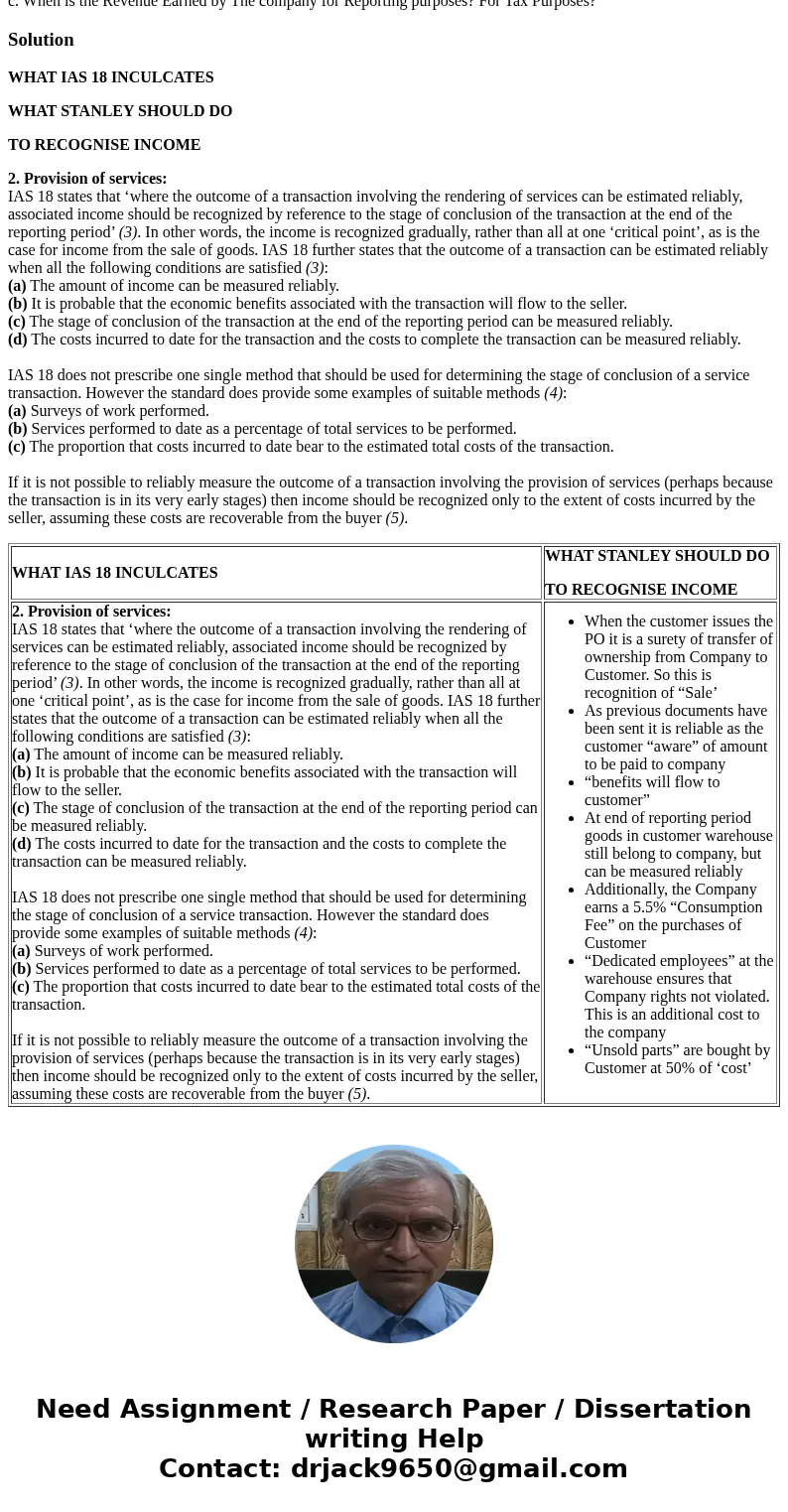  The Company assists clients by designing and implementing solutions that reduce the overall costs of its customers’ supply chains. The Company provides Just-In