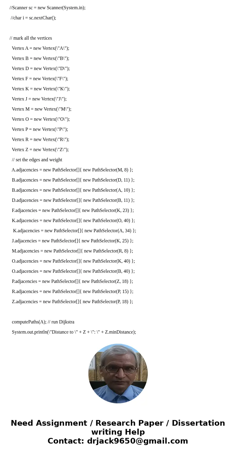 This lab is about finding a path from some source city to a destination city. Cities are represented by the City enum in the provided jar file. CitySelector is 
