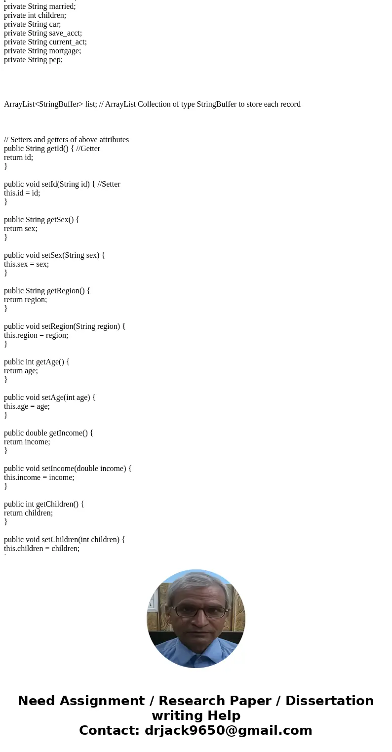 To write a program that performs data analysis from class objects PROJECT DESCRIPTION Bank is in desperate need of analytics from its clients for its loan appl  To write a program that performs data analysis from class objects PROJECT DESCRIPTION Bank is in desperate need of analytics from its clients for its loan appl