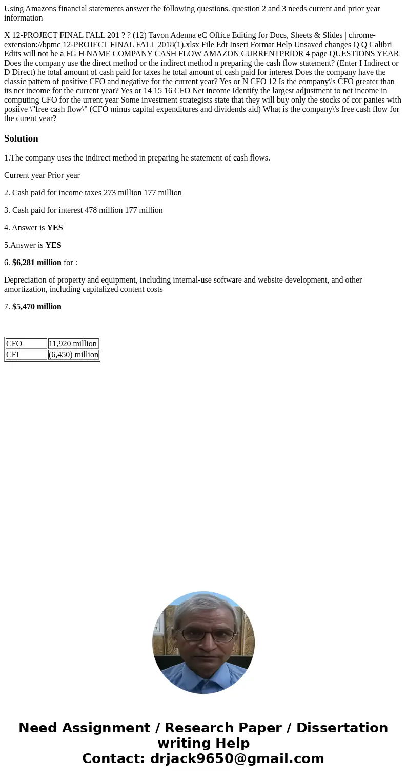 Using Amazons financial statements answer the following questions. question 2 and 3 needs current and prior year information X 12-PROJECT FINAL FALL 201 ? ? (1  Using Amazons financial statements answer the following questions. question 2 and 3 needs current and prior year information X 12-PROJECT FINAL FALL 201 ? ? (1