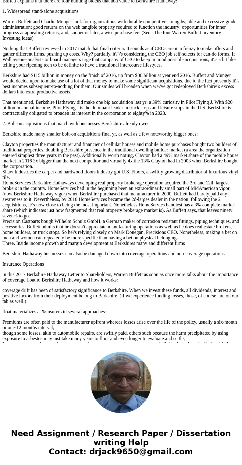 Using the 2017 annual report for Berkshire Hathaway fill out the chart below. www.berkshirehathaway.com/2017ar/2017ar.pdf Terms you have to know Questions - rel Using the 2017 annual report for Berkshire Hathaway fill out the chart below. www.berkshirehathaway.com/2017ar/2017ar.pdf Terms you have to know Questions - rel