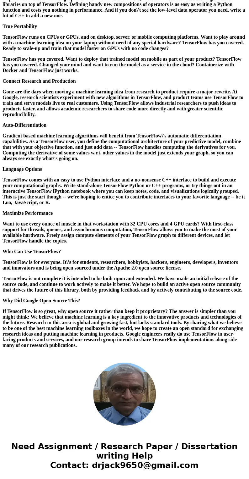 What are neural networks? Search the Internet and describe Google\'s new Tensor Flow machine learning systemSolutionWhat Is A Neural Network? The simplest defin What are neural networks? Search the Internet and describe Google\'s new Tensor Flow machine learning systemSolutionWhat Is A Neural Network? The simplest defin